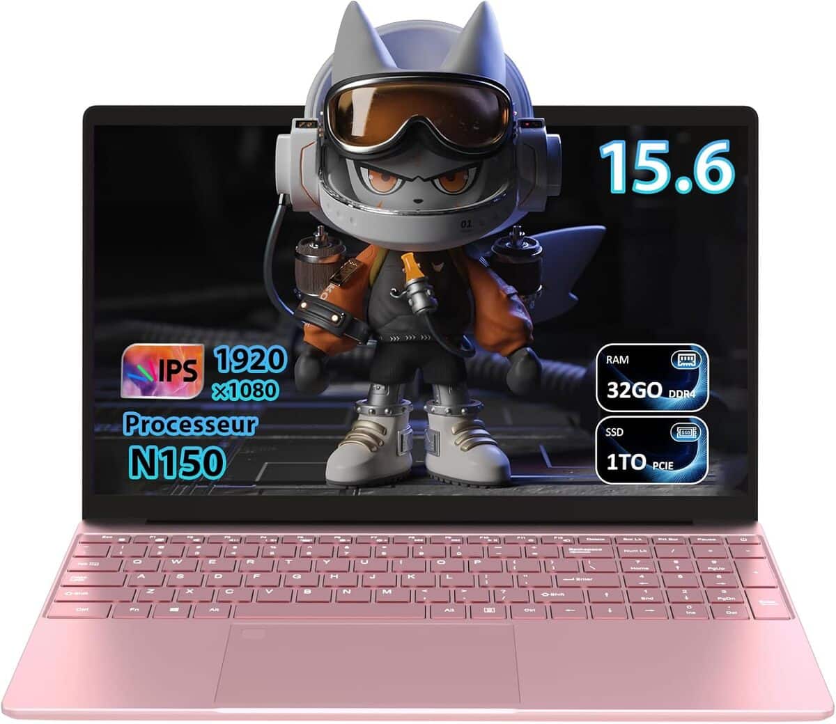 Test du laptop Pryloxen ultra-fin avec processeur Celeron N150 et SSD