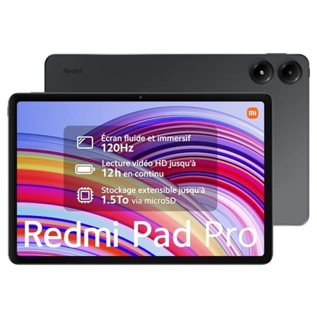 Test Redmi Pad pro 6G+128G gray : tablette polyvalente et performante