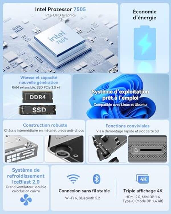 Découvrez notre test détaillé du mini PC Geekom Air12 : puissance, compacité et performances. Avis complet, caractéristiques et verdict sur ce petit ordinateur haute performance. 