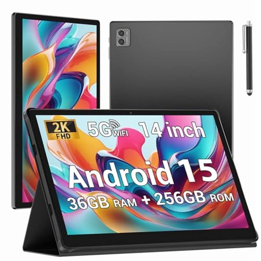 Test tablette Beynivan 14 pouces Android : performance et design