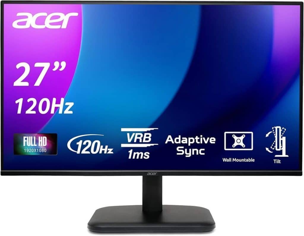 Test : acer EK271Gbif - écran PC 27" Full HD IPS 120Hz