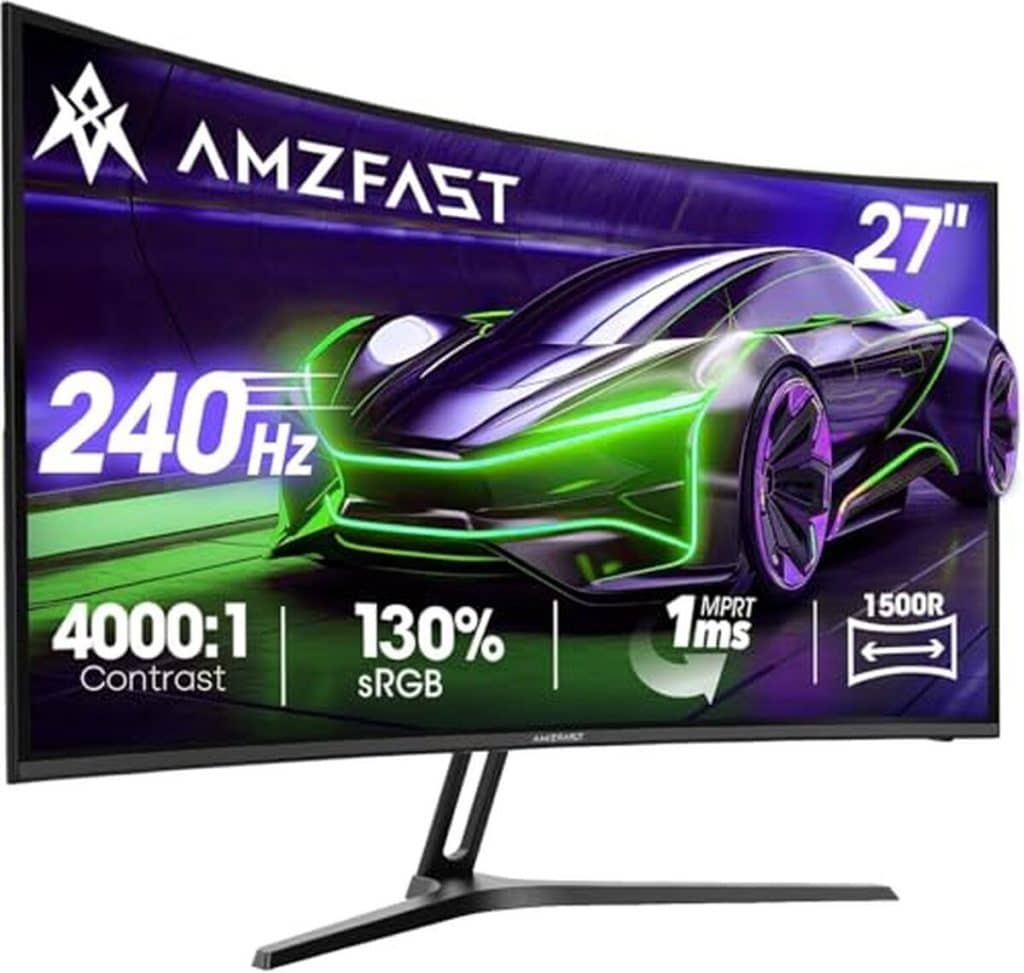 Test : amzfast écran PC gamer incurvé 27" AMZG27C1Pro (240Hz)