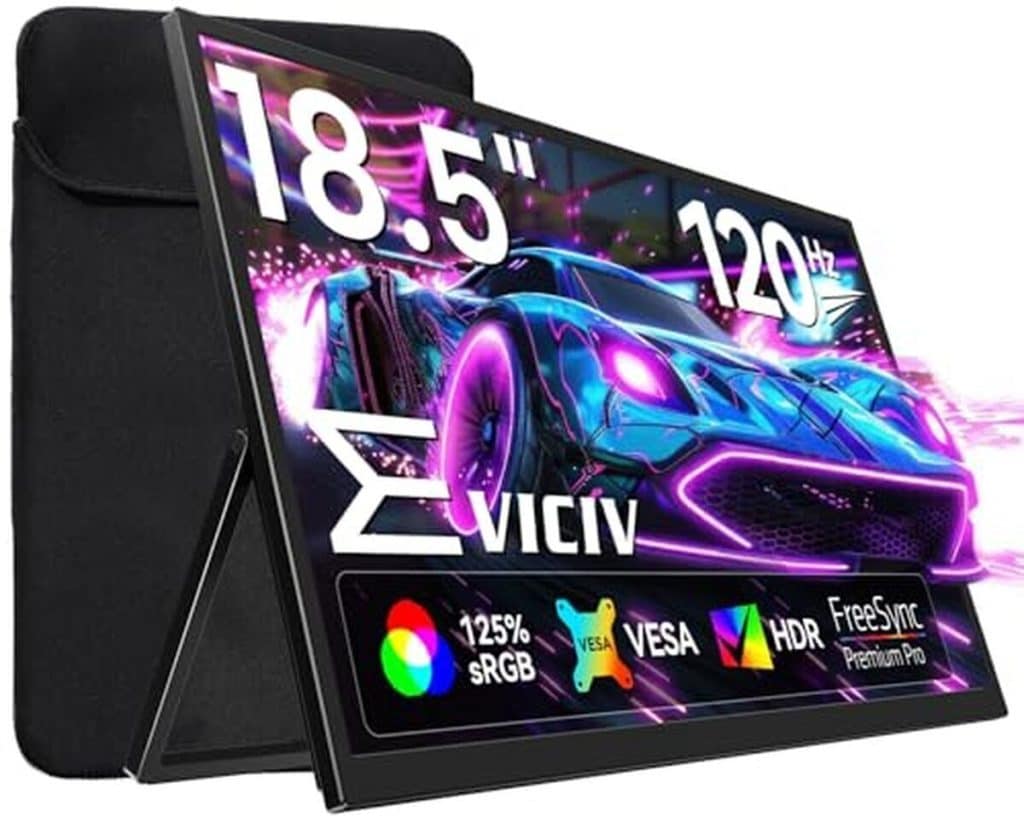 Test de l'écran portable EVICIV 18, 5 pouces FHD 120Hz
