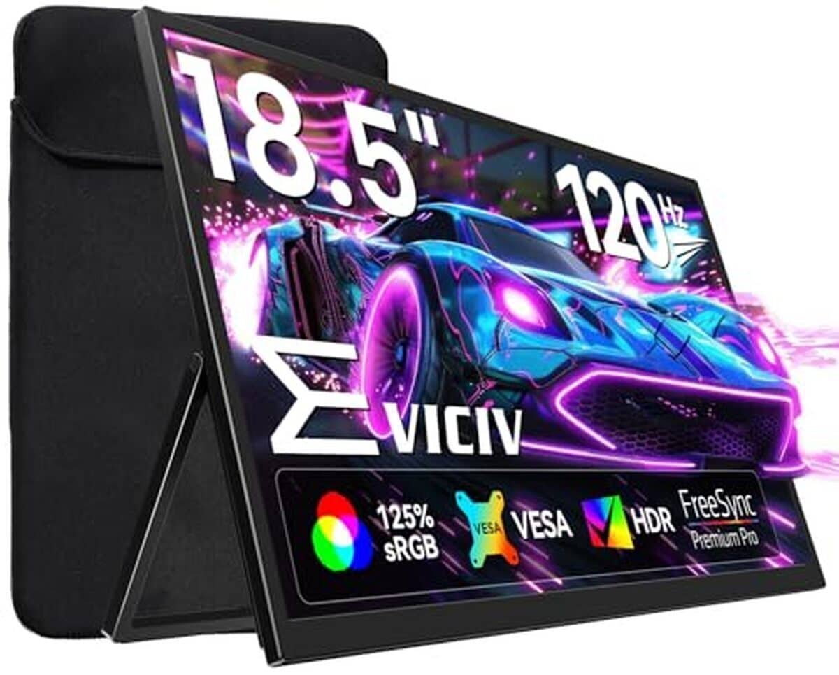 Test de l'écran portable EVICIV 18, 5 pouces FHD 120Hz