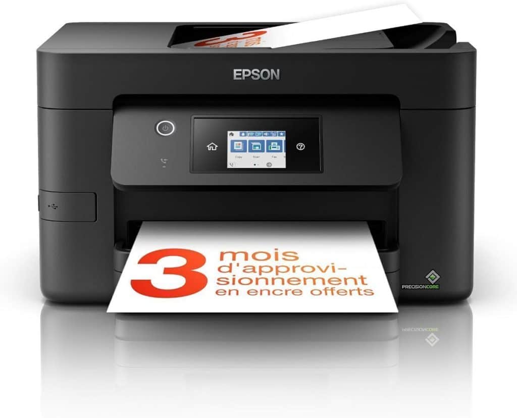 Test de l'imprimante professionnelle Epson WorkForce WF-3820DWF : polyvalence et performance