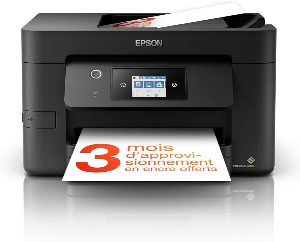 Test de l'imprimante professionnelle Epson WorkForce WF-3820DWF : polyvalence et performance