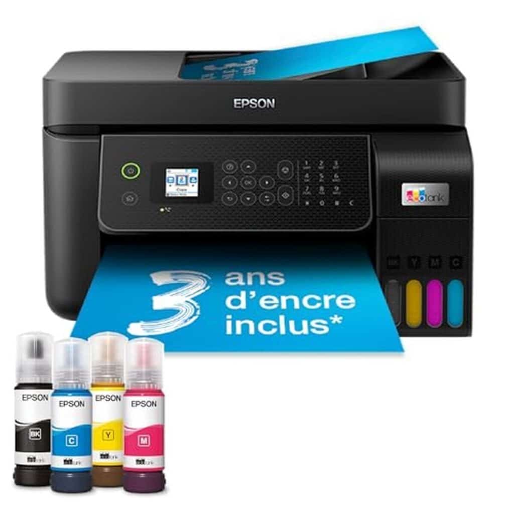 Test : imprimante Epson Ecotank ET-4800 multifonction Wi-Fi