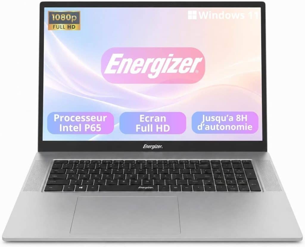 Test de l'Energizer EnergyBook 17 : autonomie et performance d'un PC portable 17, 3