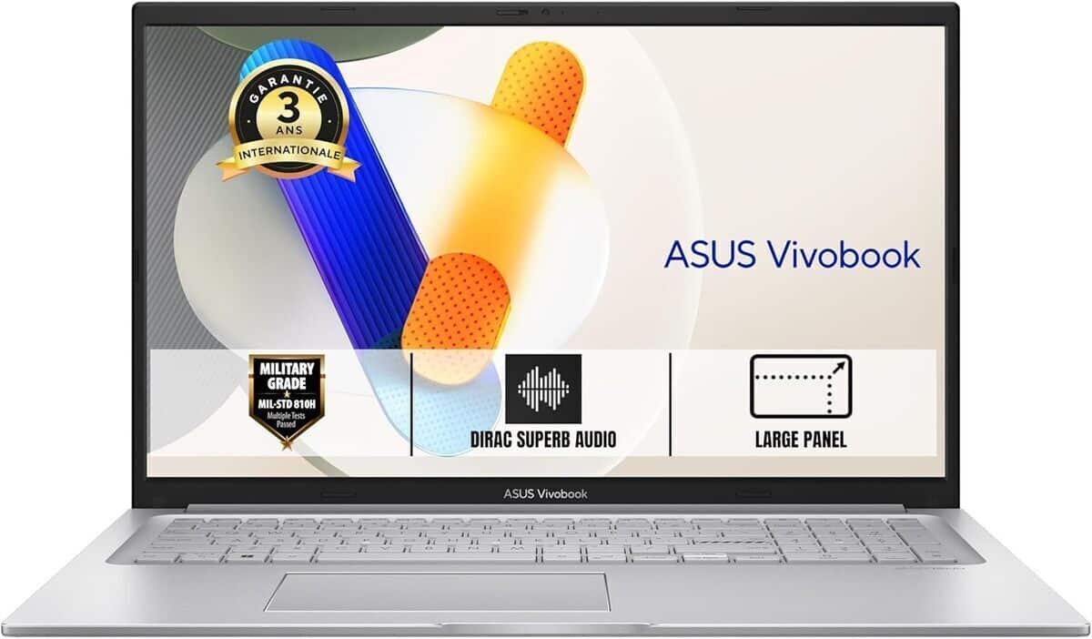 Test du ASUS Vivobook 17 S1704VA : performance et élégance au rendez-vous