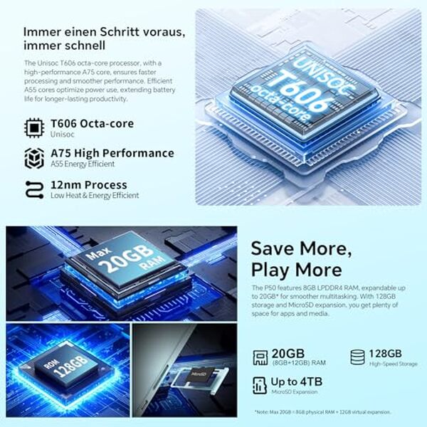 Découvrez notre test complet de la tablette Teclast P50 11'' équipée d'android 15 et 20 Go de ram. Performances, autonomie et prix : tous les détails.