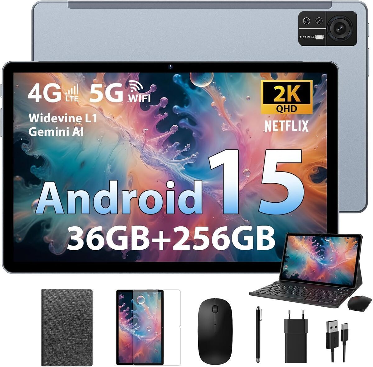 Test de la FASTWD Gemini AI : tablette android 11 pouces 4G/5G performante