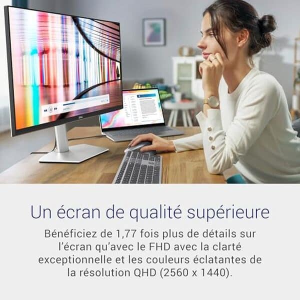 Découvrez notre test complet du Dell S2722DC, écran QHD 27 pouces polyvalent : performances, qualité d'image et connectivité pour professionnels et créatifs.