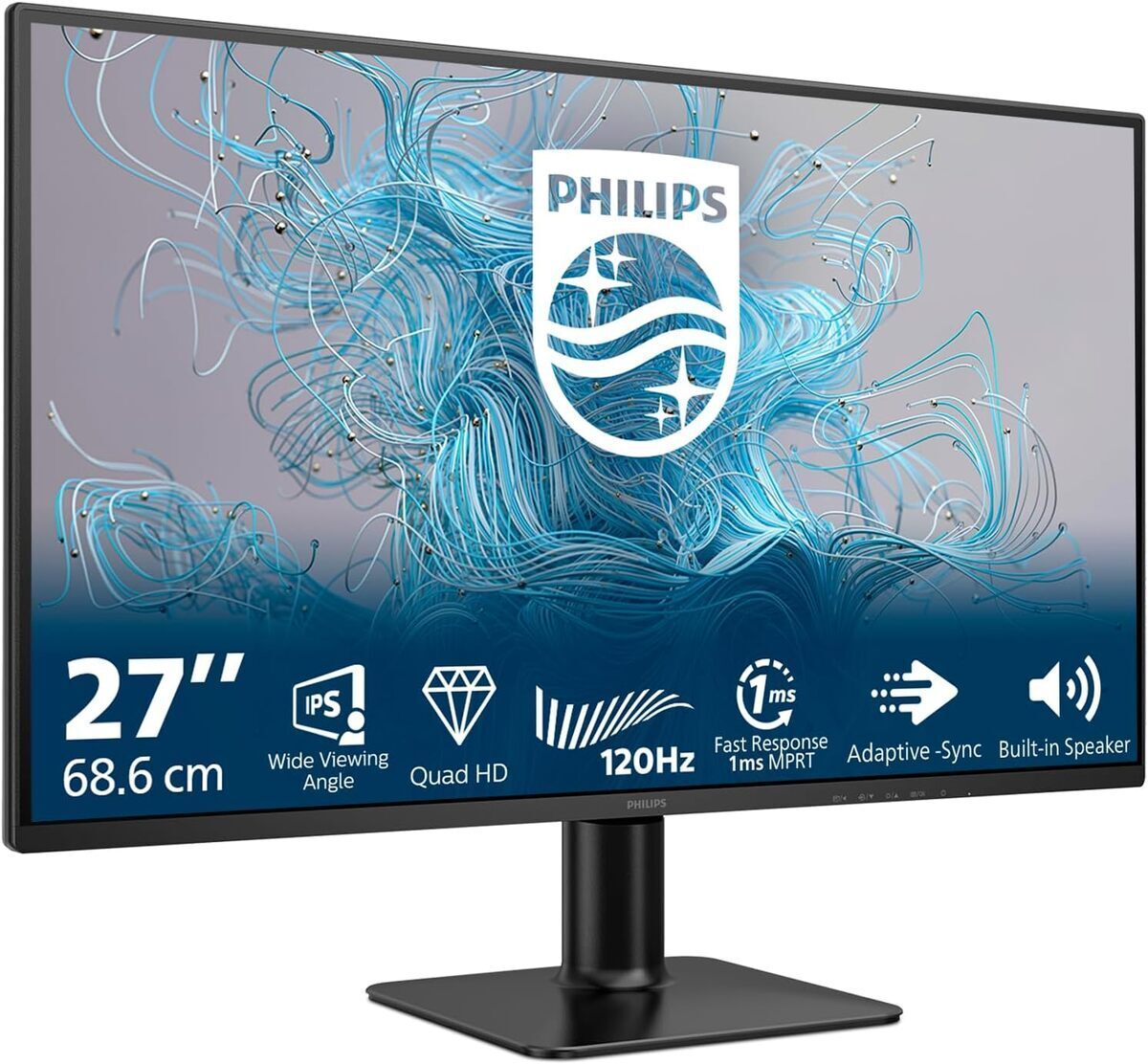Test : moniteur Philips 27E2N2500, immersion QHD 27 pouces 120 Hz